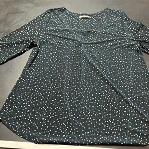 Cute multi color polkadot blouse
